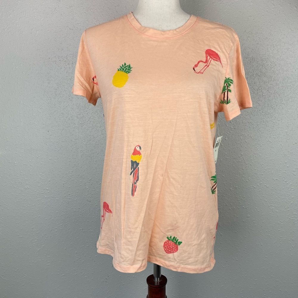 NWT Lucky Brand Tropical T-Shirt Size M